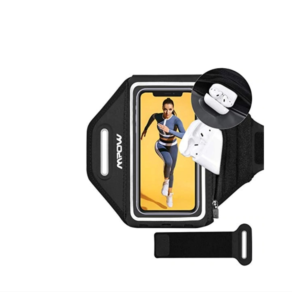Cell Phone Armband with Extra Space, Mpow Running Armband،